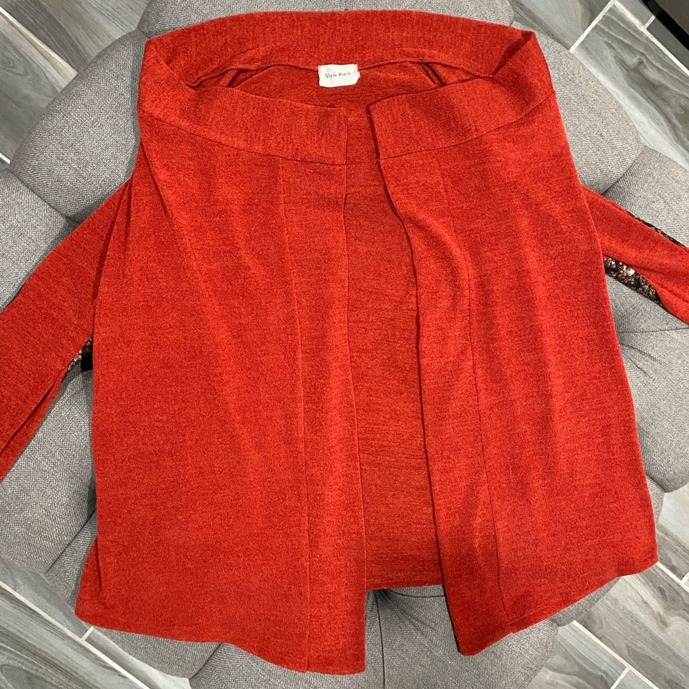 Style Rack Sweater/Cardigan - Red - Size N/A